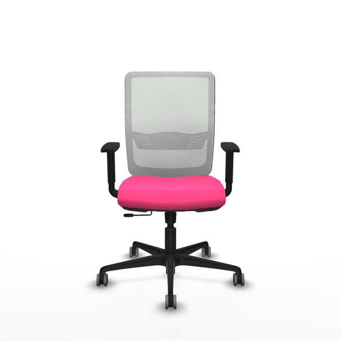 PIQUERAS Y CRESPO Silla de oficina Haches Rosa y Blanca PIQUERAS Y CRESPO Silla de oficina Haches Rosa y Blanca