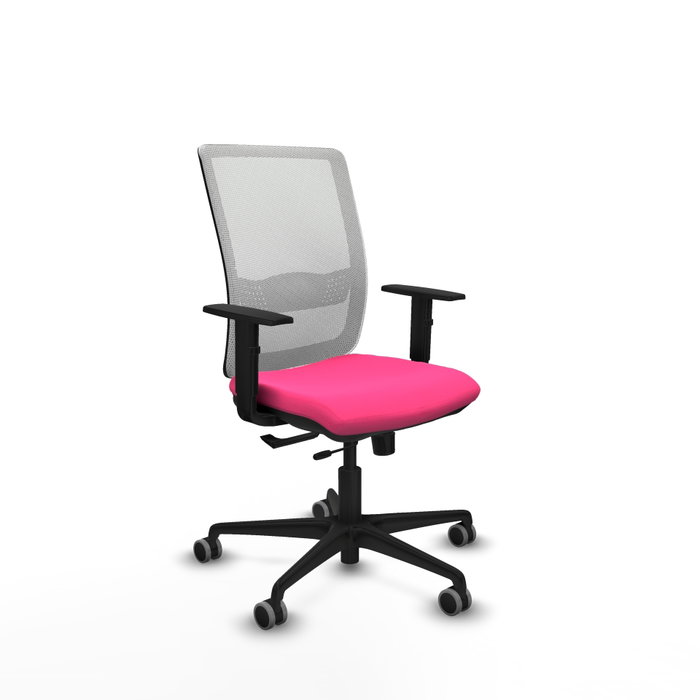 PIQUERAS Y CRESPO Silla de oficina Haches Rosa y Blanca PIQUERAS Y CRESPO Silla de oficina Haches Rosa y Blanca