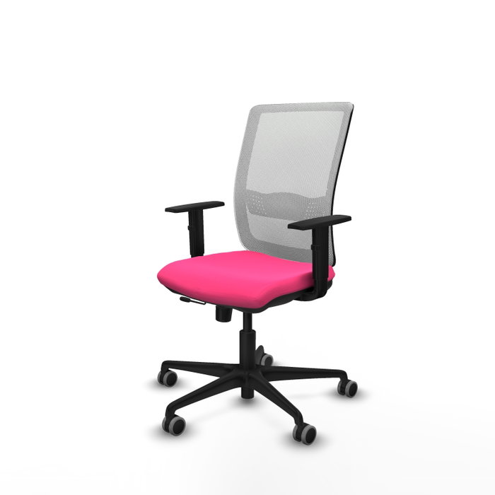 PIQUERAS Y CRESPO Silla de oficina Haches Rosa y Blanca PIQUERAS Y CRESPO Silla de oficina Haches Rosa y Blanca