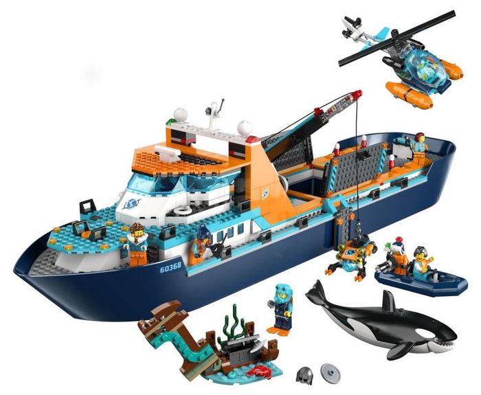 LEGO City Exploradores del Ártico: Barco 60368
