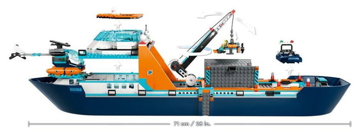 LEGO City Exploradores del Ártico: Barco 60368