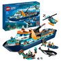 LEGO City 60368 Arktis-Forschungsschiff Set de Construcción para Niños, 815 Piezas, Barco Explorador del Ártico, Multicolor, 7+ Años