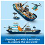 LEGO City 60368 Arktis-Forschungsschiff Set de Construcción para Niños, 815 Piezas, Barco Explorador del Ártico, Multicolor, 7+ Años