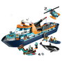 LEGO City 60368 Arktis-Forschungsschiff Set de Construcción para Niños, 815 Piezas, Barco Explorador del Ártico, Multicolor, 7+ Años