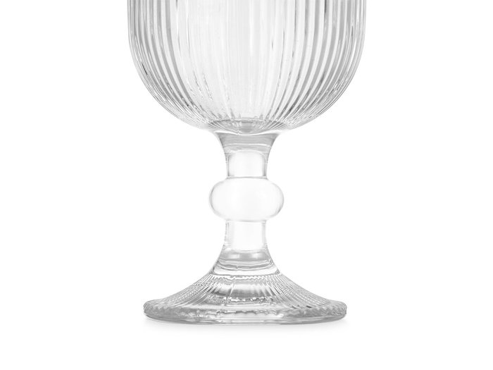 Vivalto Copa Transparente Rayas 370 ml Vidrio 8.7 x 16.3 cm (Set de 24)