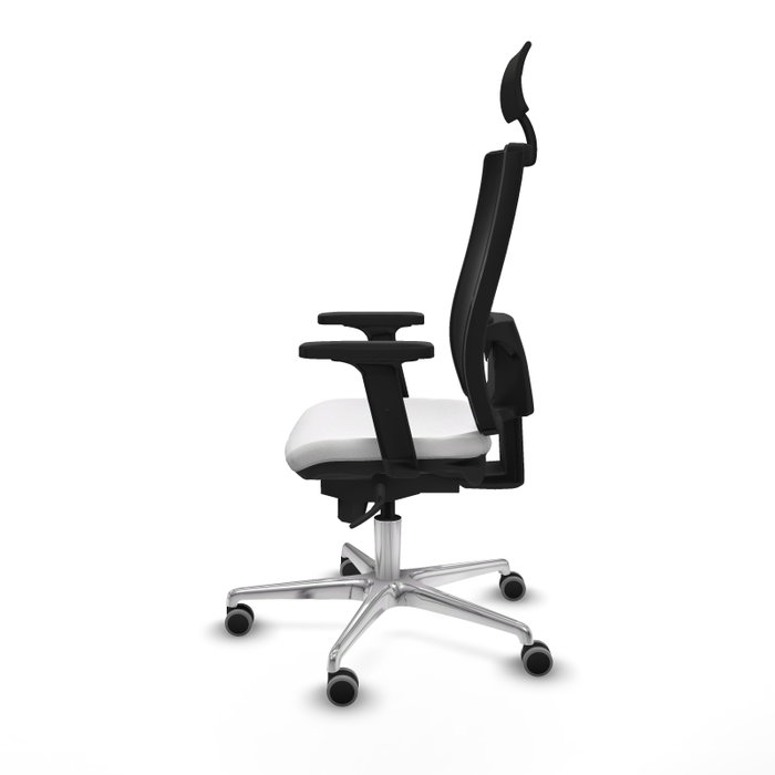 PIQUERAS Y CRESPO Silla de oficina Horna Blanco y Negro PIQUERAS Y CRESPO Silla de oficina Horna Blanco y Negro