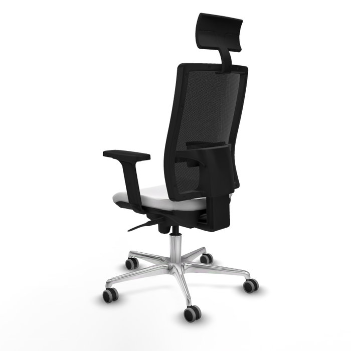 PIQUERAS Y CRESPO Silla de oficina Horna Blanco y Negro PIQUERAS Y CRESPO Silla de oficina Horna Blanco y Negro