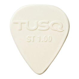 Graphtech Tusq Standard Púa 1mm Blanca (Brillante) - Pack 6 Unidades