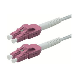 ROLINE 21.15.8654 Cable Óptico Duplex OM4 LC/LC UNIBOOT, 50/125 µm, Violeta, 5 m, 10 Gbit/s, para Redes de Alta Velocidad