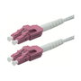 ROLINE 21.15.8654 Cable Óptico Duplex OM4 LC/LC UNIBOOT, 50/125 µm, Violeta, 5 m, 10 Gbit/s, para Redes de Alta Velocidad