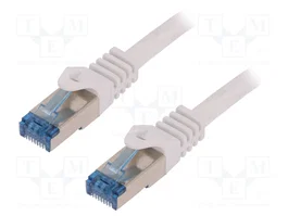 LogiLink Patchcord Cat.6A S/FTP 7,5m Blanco 600 MHz 10 Gigabit