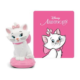 tonies Caja Musical de Juguete con Figura Disney Aristocats (Hörspiel, 11001132) - 4 Cuentos y Melodías, 55 Min Reproducción, Idioma Alemán, Rosa y Blanco, para +4 Años