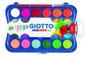 Giotto Estuche de 24 Acuarelas de 30 mm con Pincel Nº 3