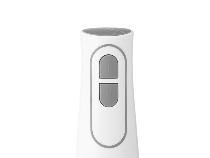 Argon Set Batidora Accesorios Blanca Gris 1000W con Jarra Triturador 500ml y Accesorios, Dimensiones 22 x 22 x 13.5 cm (Set de 6)