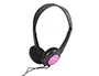 Maxell Auriculares Infantiles con Diadema, Rosa, Jack 3.5 mm, Cable 1.2 m, Dimensiones 206x154x50 mm