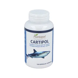 PLANTAPOL Cartipol Cartilago De Tiburon 620Mg 120Cap. Complemento para regeneración y desgaste articular, osteo-artritis, artritis y poliartritis