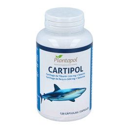 PLANTAPOL Cartipol Cartilago De Tiburon 620Mg 120Cap. Complemento para regeneración y desgaste articular, osteo-artritis, artritis y poliartritis
