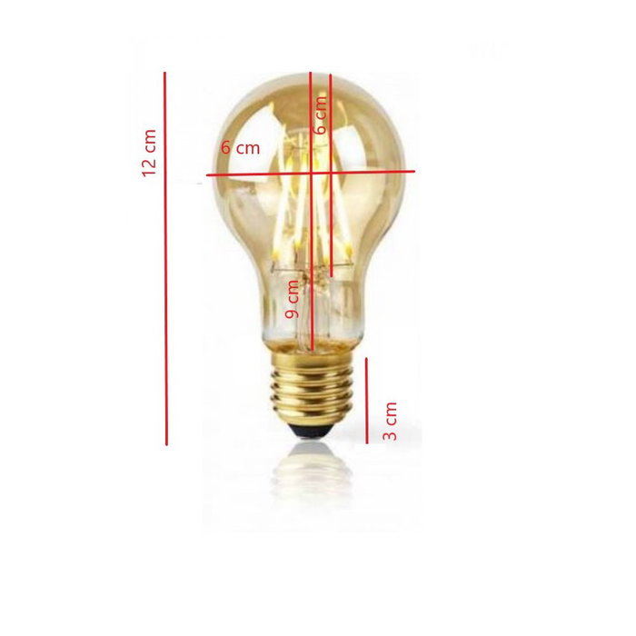 Woox Bombilla Inteligente Retro de Filamento WiFi 6W E27