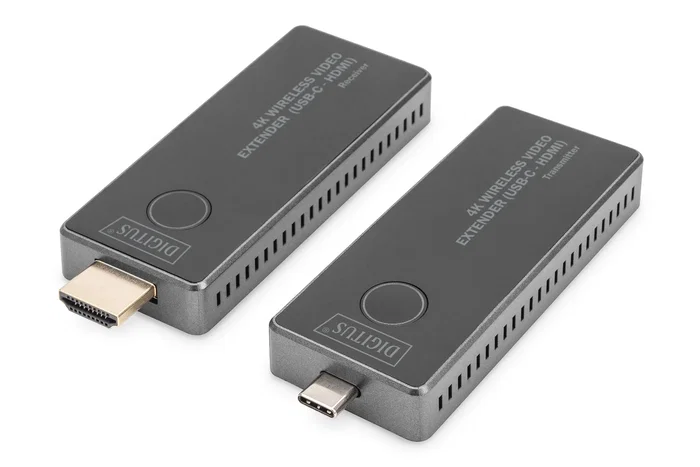 Digitus Extensor de Vídeo Inalámbrico 4K USB-C a HDMI 30m