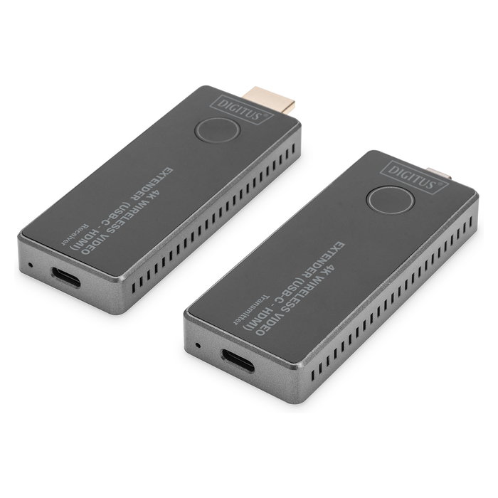 Digitus 4K wireless Video Extender Set USB-C -> HDMI 30m Digitus 4K wireless Video Extender Set USB-C -> HDMI 30m