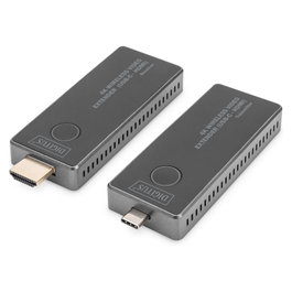 Digitus Extensor de Vídeo Inalámbrico 4K USB-C a HDMI 30m