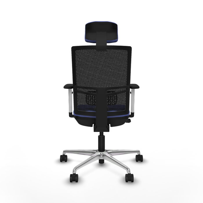 PIQUERAS Y CRESPO Silla de oficina Yunquera con mecanismo Sincro/Traslack, Azul claro y Negro PIQUERAS Y CRESPO Silla de oficina Yunquera con mecanismo Sincro/Traslack, Azul claro y Negro