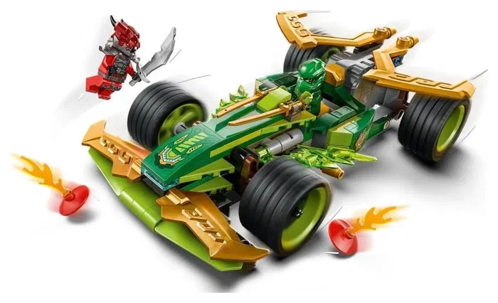 LEGO Ninjago Coche de Carreras con Motor de Carga Manual de Lloyd 71828