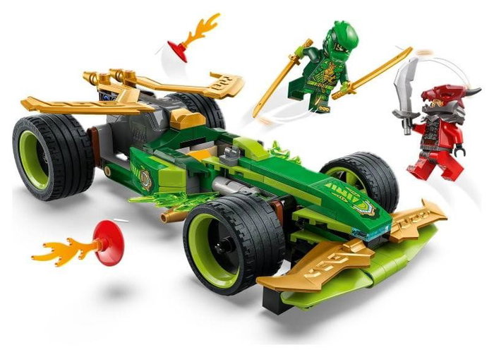LEGO Ninjago Coche de Carreras con Motor de Carga Manual de Lloyd 71828