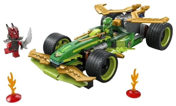 LEGO Ninjago Coche de Carreras con Motor de Carga Manual de Lloyd 71828