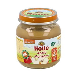 HOLLE 100%Mini Potito Manzana 4 Meses 125Gr