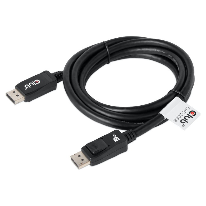 Club3D DisplayPort 1.4 HBR3 32.4Gb/s 2m 8K60Hz M/M Club3D DisplayPort 1.4 HBR3 32.4Gb/s 2m 8K60Hz M/M
