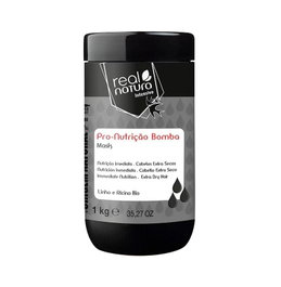 Real Natura Máscara Sem Sal Pro-Nutrição Bomba 1kg