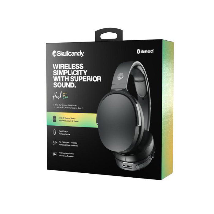Skullcandy Hesh Evo Auriculares Diadema, Negro, Referencia S6HVW-N740