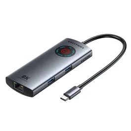Vention Docking Station 6 en 1 TQZHB USB-C 8K Gris