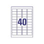 AVERY Zweckform Etiquetas de dirección de película 45,7 x 25,4 mm