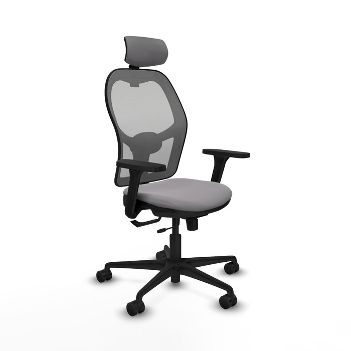 PIQUERAS Y CRESPO Silla de oficina Jorquera Gris con Mecanismo Sincro/Traslack PIQUERAS Y CRESPO Silla de oficina Jorquera Gris con Mecanismo Sincro/Traslack
