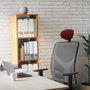 PIQUERAS Y CRESPO Silla de oficina Motilla con mecanismo Sincro/Traslack, Rojo y Azul