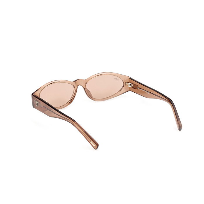 Tod'S Gafas de Sol TO0362-H 45E Mujer Marrón Claro Brillante/Marrón Ovaladas 57 mm