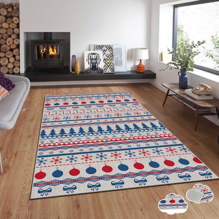Conceptum Crpt - 98 Alfombra de Terciopelo 100% Poliéster Impresión Digital para Hogar 120 x 180 cm