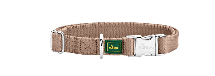 Hunter Collar Inari Alu-Strong M Beige para Cuello 30-45 cm