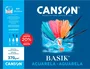 Canson Minipack Basik Papel para Acuarela y Témpera A4+ 370g