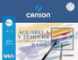 Canson Minipack Basik Papel para Acuarela y Témpera A4+ 370g