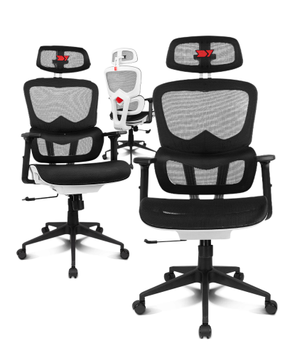 Drift DRAIR200 Silla Gaming con Malla Negra y Blanca