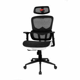 Drift Silla Gaming DRAIR200 Mesh Blanca Ergonómica con Reposabrazos Ajustables
