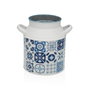 Versa Florero Azurita Metalico 16 cm x 19.5 cm (2 Unidades)