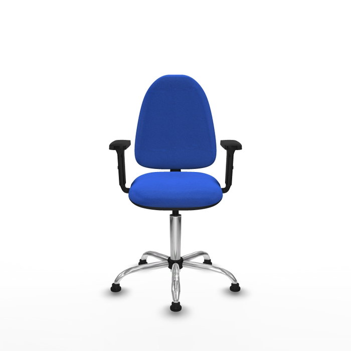 PIQUERAS Y CRESPO Silla de oficina Aýna Azul con Brazos 2D