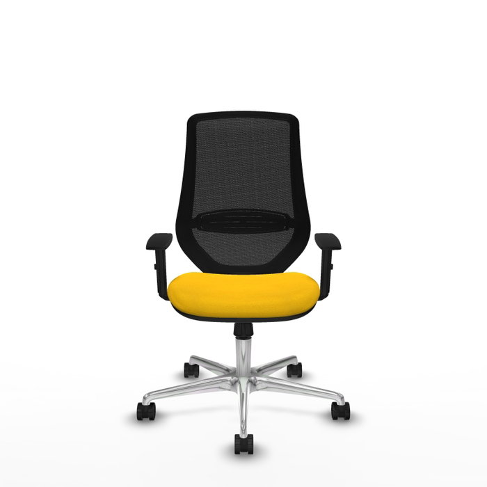 PIQUERAS Y CRESPO Silla de oficina Mardos con mecanismo Sincro, Amarillo y Negro PIQUERAS Y CRESPO Silla de oficina Mardos con mecanismo Sincro, Amarillo y Negro