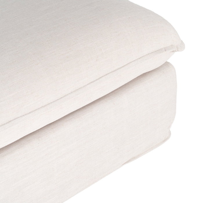 Puf Beige Dm-Tejido Salón 100 X 100 X 42 cm