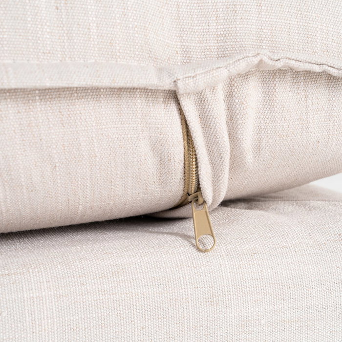 Puf Beige Dm-Tejido Salón 100 X 100 X 42 cm