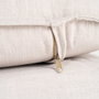 Puf Beige Dm-Tejido Salón 100 X 100 X 42 cm